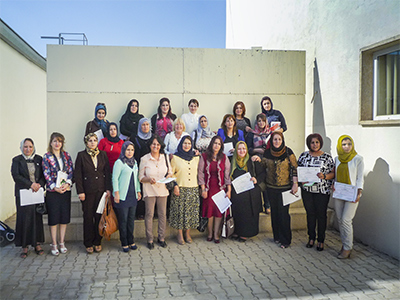 Fortbildung von kurdischen Frauen in Erbil/Irak